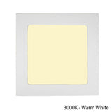 LED opbouw downlight cct drie kleuren - 3000K Warm wit