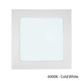 LED opbouw downlight cct drie kleuren - 6000K daglicht wit