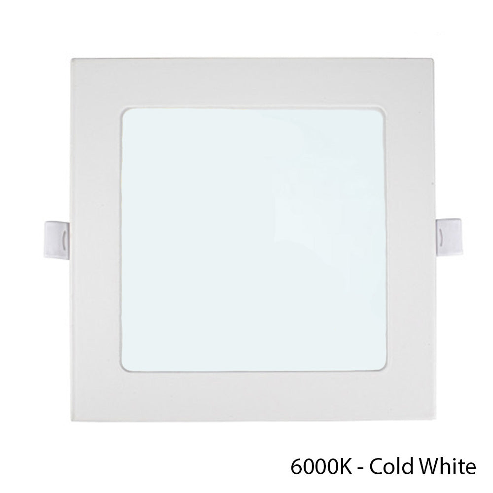 LED inbouw downlight vierkant CCT 3 kleuren - 6000K cool white