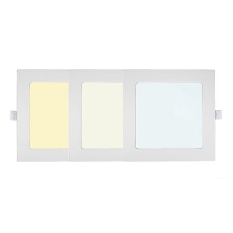 LED inbouw downlight vierkant CCT 3 kleuren - 3 kleuren