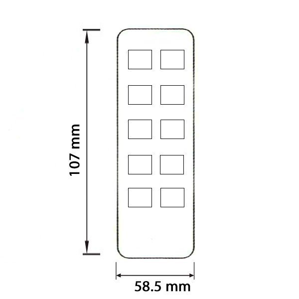 LED Draadloos dimbare 4 zones afstandsbediening | 2.4Ghz