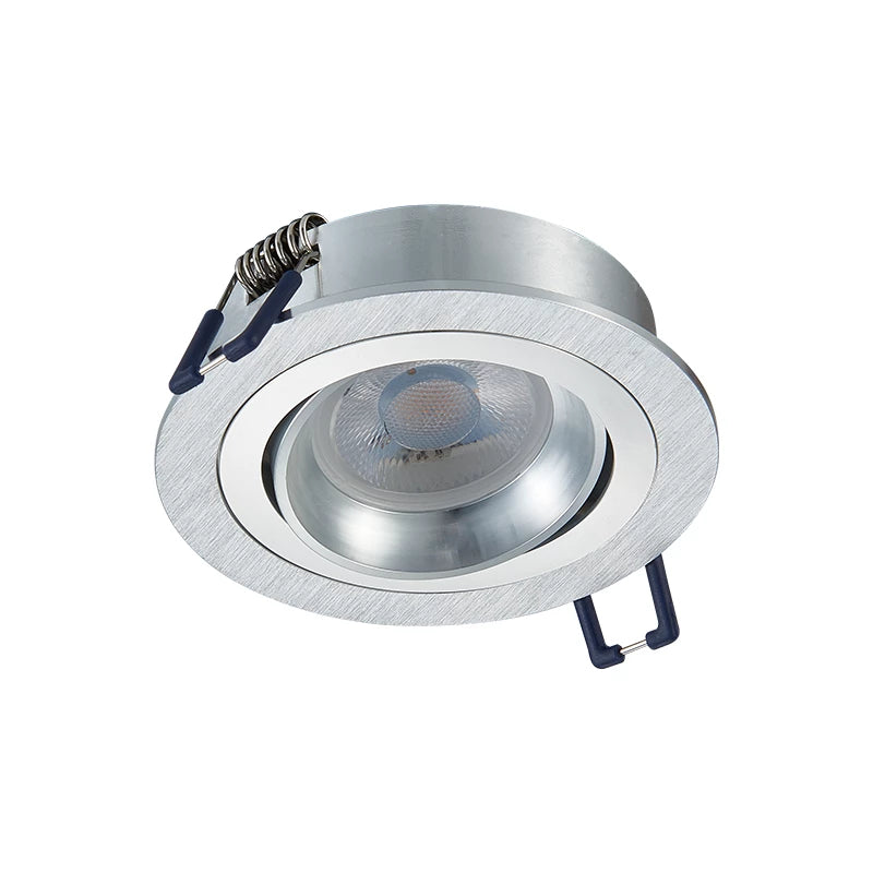 Smart Tuya Einbaustrahler Silber 5W | Rund | 80mm | 2700–6500 K und Vollfarbe