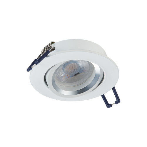 PHILIPS LED-Einbaustrahler rund | 70mm | Weiß | 4W | Dimmbar