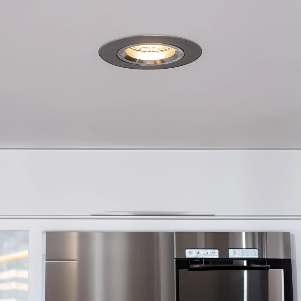 PHILIPS LED-Einbaustrahler rund | 70mm | Silber | 4W | Dimmbar