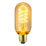 ED Spiraal tube lamp 4W | Tubular | Gold glas | Dimbaar | 2500K - Warm wit