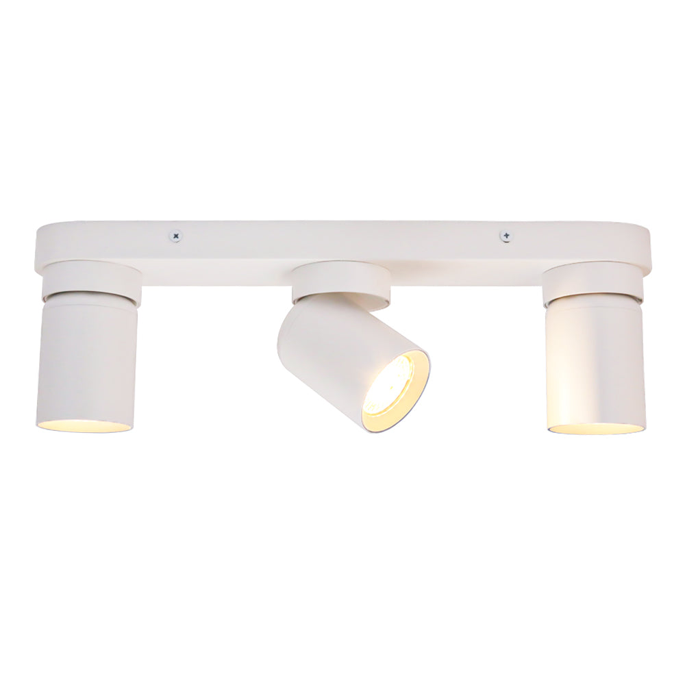 led moderne plafondspot wit gu10 fitting dimbaar - spots aan