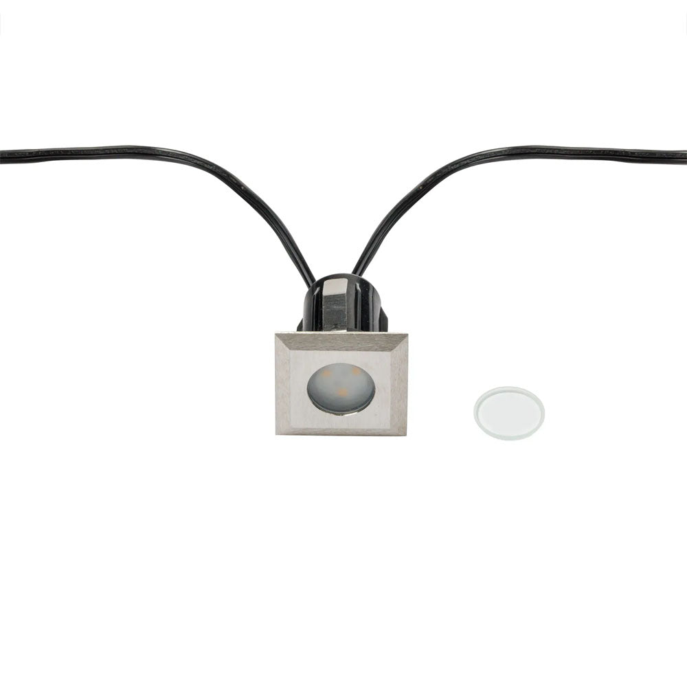 LED grondspot buiten atria warm wit 0,5 watt warm wit - aansluiting