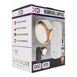 Bedlamp Wit/ Goud | Tulip | USB+C oplaadpoort | GX53 fitting | Wandlamp