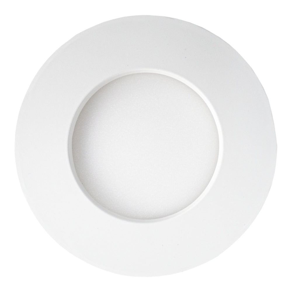 LED opbouw downlight rond - 6W - Ø122mm - CCT - 3 lichtkleuren - vooraanzicht