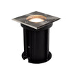 LED Grondspot GU10 vierkant | Athens | RVS | IP67 - warm wit 2700K