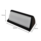 LED Bulkhead Wandleuchte | 12W Lichtquelle | Schwarz | Wasserdicht