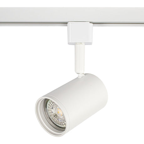 LED 1-fase Railspot Wit GU10 fitting - vooraanzicht