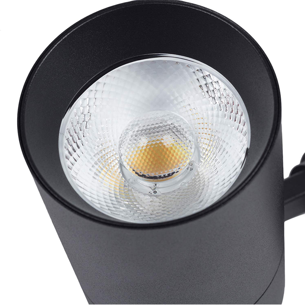 LED 3fase railspot inclusief lichtbron cct - lens