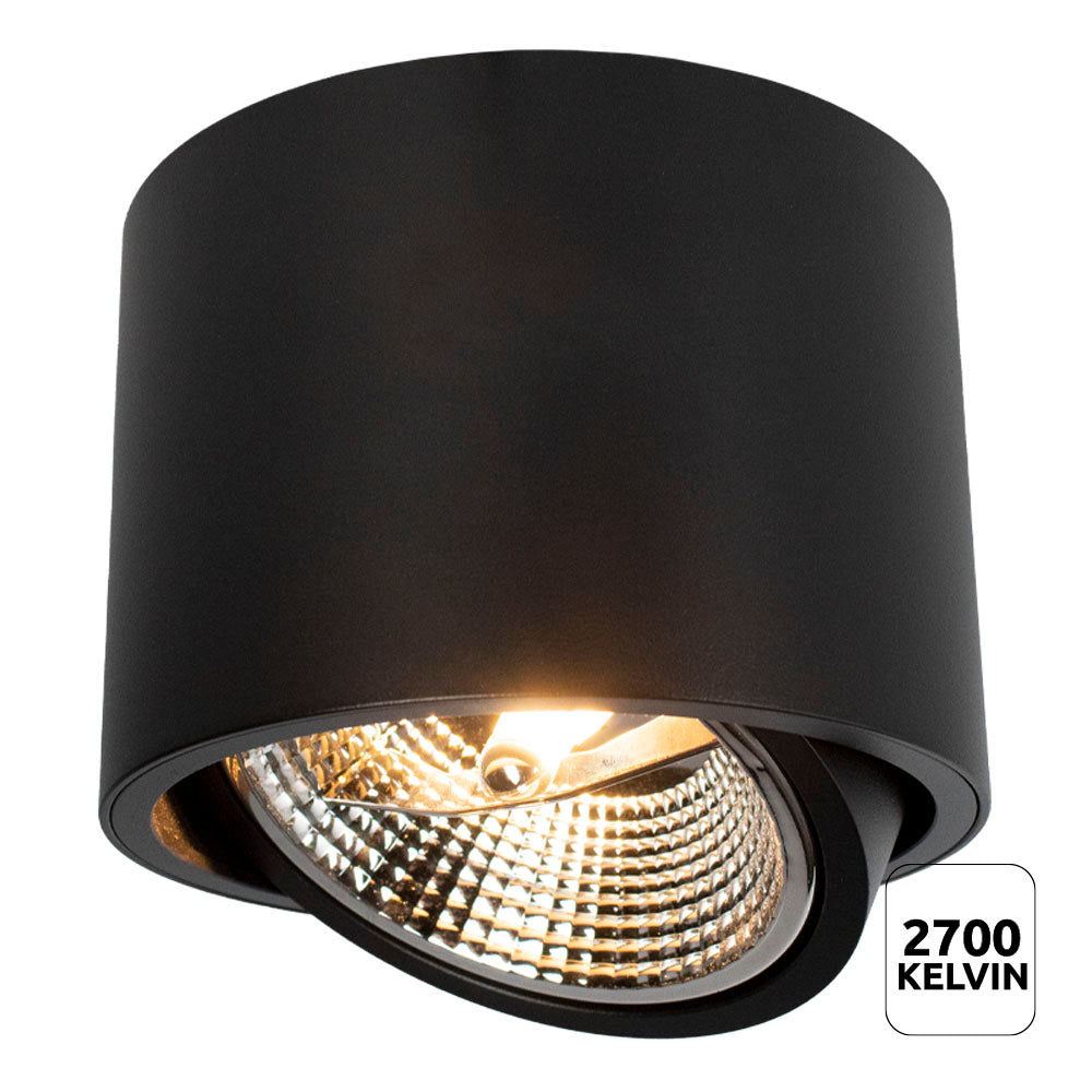 LED AR111 Spot G53-12 watt-Dimbaar-45°-2700K - sfeerfoto