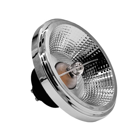 LED AR111 spot - GU10 - Zwart - 15 watt - Dimbaar - 38° stralingshoek - zijaanzicht