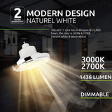 LED AR111 spots GU10 - dimbaar - wit - 2x lichtkleuren