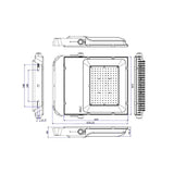 LED Bouwlamp - Floodlight | DIMBAAR | 150 watt | High serie | 5000K - Daglicht