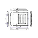 LED Bouwlamp - Floodlight | DIMBAAR | 200 watt | High serie | 5000K - Daglicht