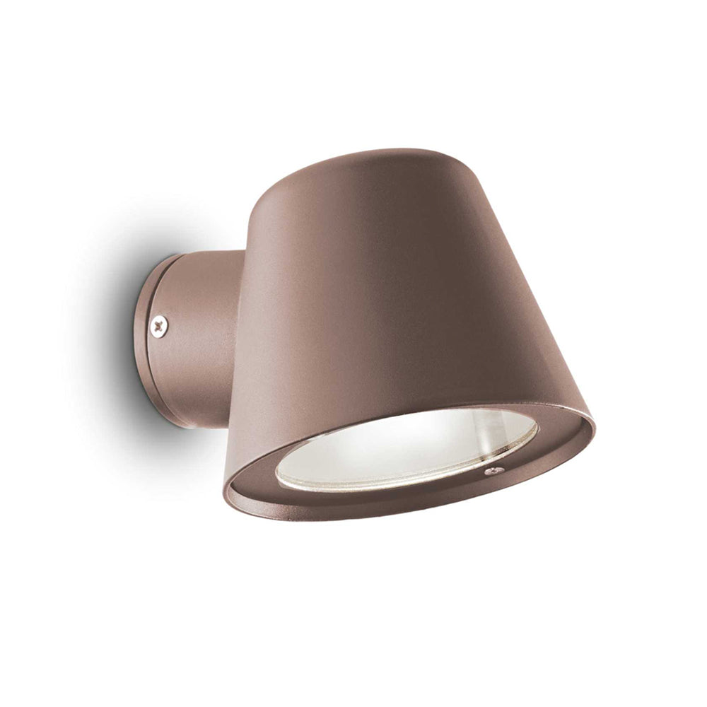 LED Buiten Wandlamp GU10 IP43 Bruin - vooraanzicht