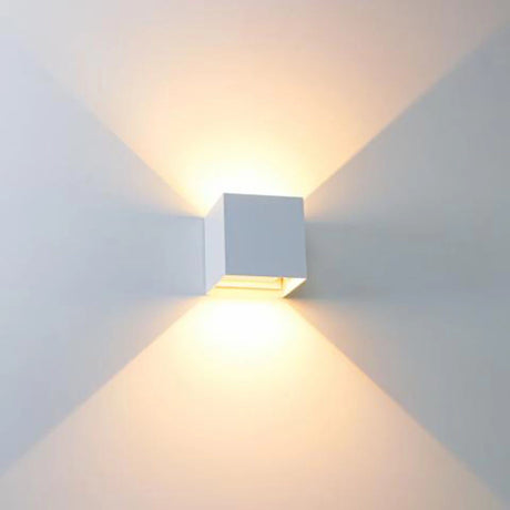 Smart | LED-Würfel-Wandleuchte 6W | DIMMBAR | IP65 | WEISS | 6 Stück | HUE-kompatibel