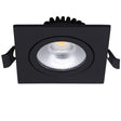 LED Dimbare inbouw spot 6W-Ø75mm-Zwart-2700K warm wit