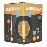 LED Filament Globe lamp 125mm Gold 3,5 Watt Dimbaar 2000K - Extra warm - verpakking