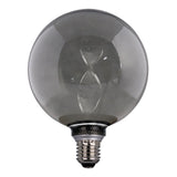 LED Filament Smoked lamp Globe 125mm 4 Watt Dimbaar 1800K - lamp uit