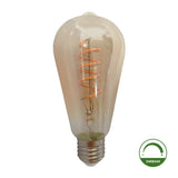 LED Filament Edison lamp amber | 64mm | 4 Watt | Dimbaar | 2200K - Extra warm