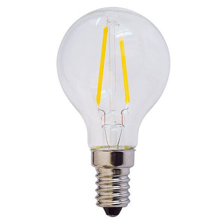 LED Filament lamp 2W E14 G45 220V - vooraanzicht