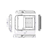 LED Bouwlamp - Floodlight | DIMBAAR | 100 watt | High serie | 5000K - Daglicht