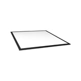 LED Paneel - Zwart - 60x60cm - 28 Watt - 140Lm-w - 4500K - Naturel wit - schuinaanzicht