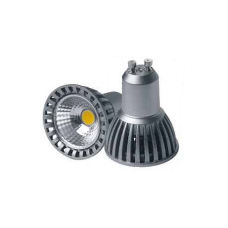 LED Spot 4W gu10 220V - Zilver - liggend