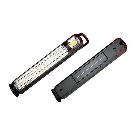 LED Werklamp - Handlamp met solar 12.8 Watt - Oplaadbaar - Magnetisch - 6500K