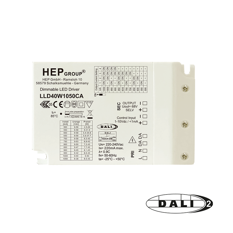 LED-driver - 40W - 500-1050mA.