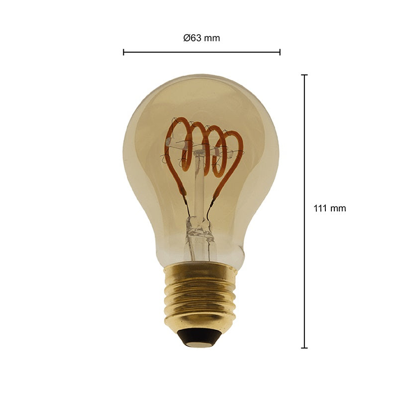 LED-Glühlampe mit Dämmerungssensor | 4W | A60 | E27 | 2200K – Warmweiß