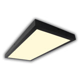 LED paneel 300mm x 600mm onderaanzicht lamp aan zwarte rand