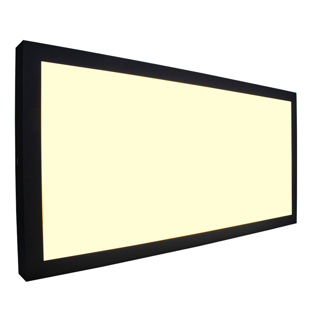 Aufbau-LED-Panel 30x60cm | 30W | Schwarz | 4500K – Naturweiß