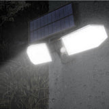 LED solar floodlight - bouwlamp - schijnwerper - 15 watt - inclusief bewegingsmelder