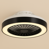 LED-Deckenventilator Elva | Ø490mm | 36 Watt | Schwarz | Mit Fernbedienung | CCT – Einstellbare Lichtfarbe