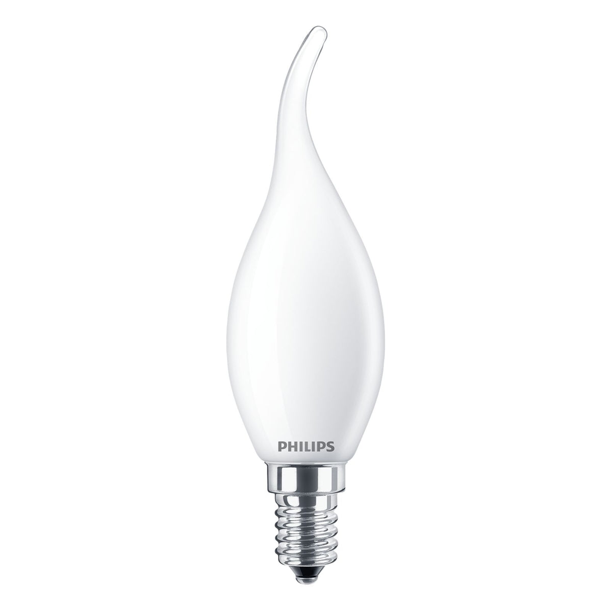 Philips Corepro LED-Kerze E14, gebogener Punkt, matt, 2,2 W, 250 lm – 827 Warmweiß – ersetzt 25 W