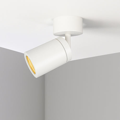 Smart Opbouw plafond spot - enkel - Wit - HUE compatible - Incl. 1 Zigbee spot -warmwit