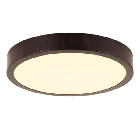 LED Plafondlamp rond - 18 watt - Mat chrome - IP20 - 4000K (naturel wit) - voorkant