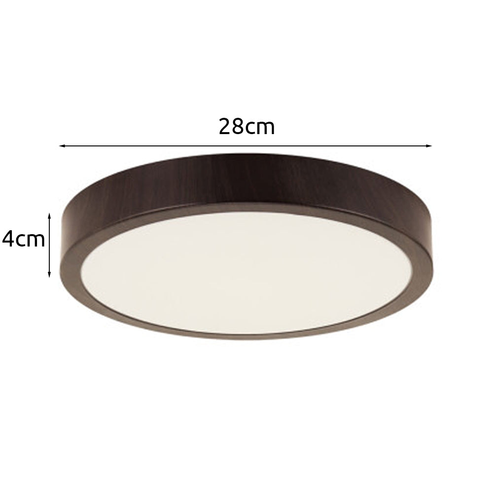 LED Deckenleuchte rund | 18 Watt | Schwarz | IP44 | 4000K (natürliches Weiß)