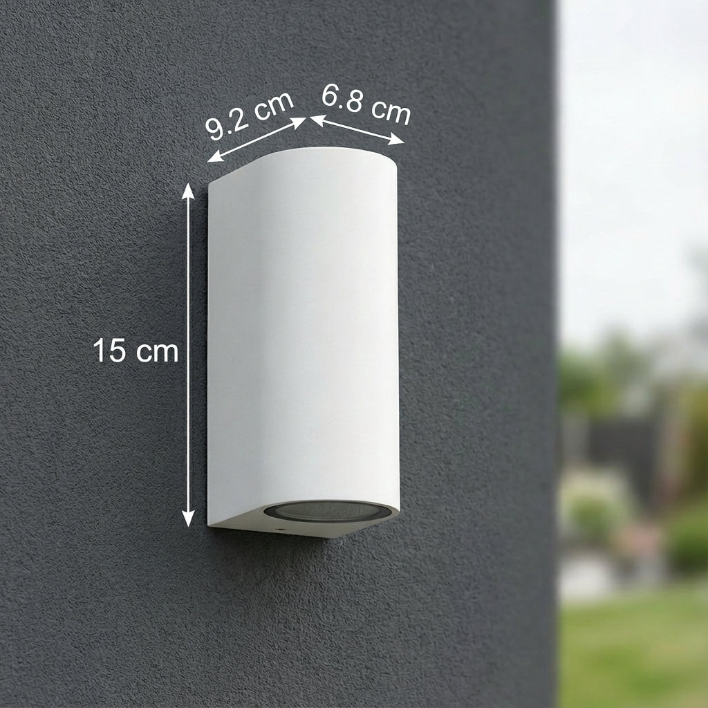 LED-Außenstrahler | Santa Barbara | IP44 | 2x GU10 | Weiß