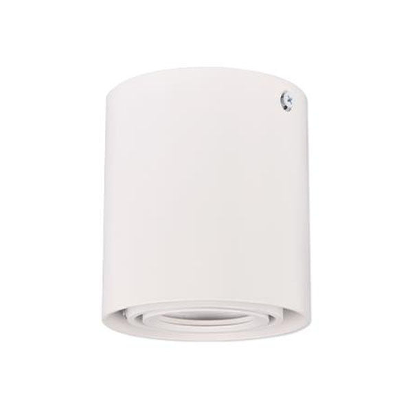 LED opbouw spot armatuur wit rond gu10 fitting -