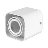 Opbouw spot vierkant gu10 fitting LED dimbaar - liggend