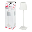 Oplaadbare tafellamp wit - 3,5W - Draadloos - Dimbaar - 3000K - verpakking