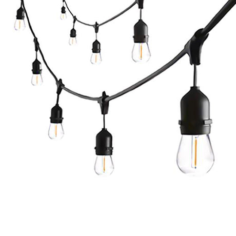 Feestverlichting prikkabel | 10x E27 Fitting | 10 Meter | Inclusief lampen