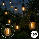 Party - Lichtkette | 10x E27 Fassung | 10 Meter | Inklusive Lampen