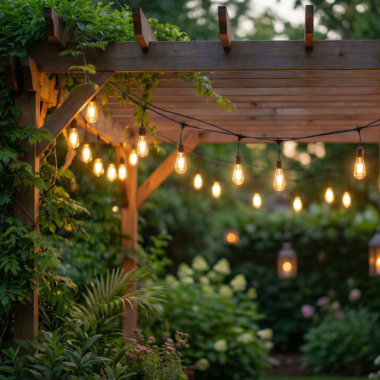 Party - Lichtkette | 10x E27 Fassung | 10 Meter | Inklusive Lampen